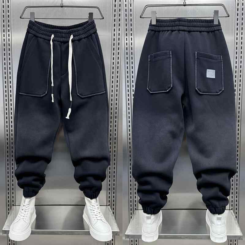 メンズ ファッション 服 オシャレ シンプル 大 かっこいい 大きいサイズ ストリート 紳士服 グラデーション パンツ 秋冬 カジュアル レッグ タイ 九分丈