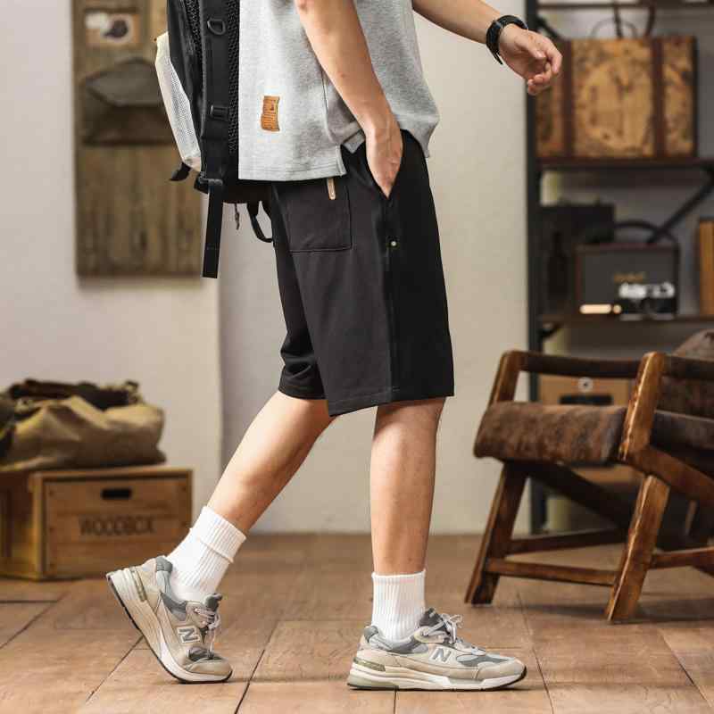 Short, Half Pants - メンズ ファッション 服 オシャレ シンプル 大 かっこいい 大きいサイズ ストリート 紳士服 アメカジ パンツ 夏 ミディアム 五分丈 スポーツ ゆったり