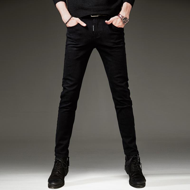 Skinney Pants - メンズ ファッション 服 オシャレ シンプル 大人 かっこいい 大きいサイズ ストリート 紳士服 ハイエンド ブラック ジーンズ スリムフィット 韓国 スタイル 伸縮性 ストレッチ ストレッチ 夏 薄手 スリム カジュアル ロング パンツ