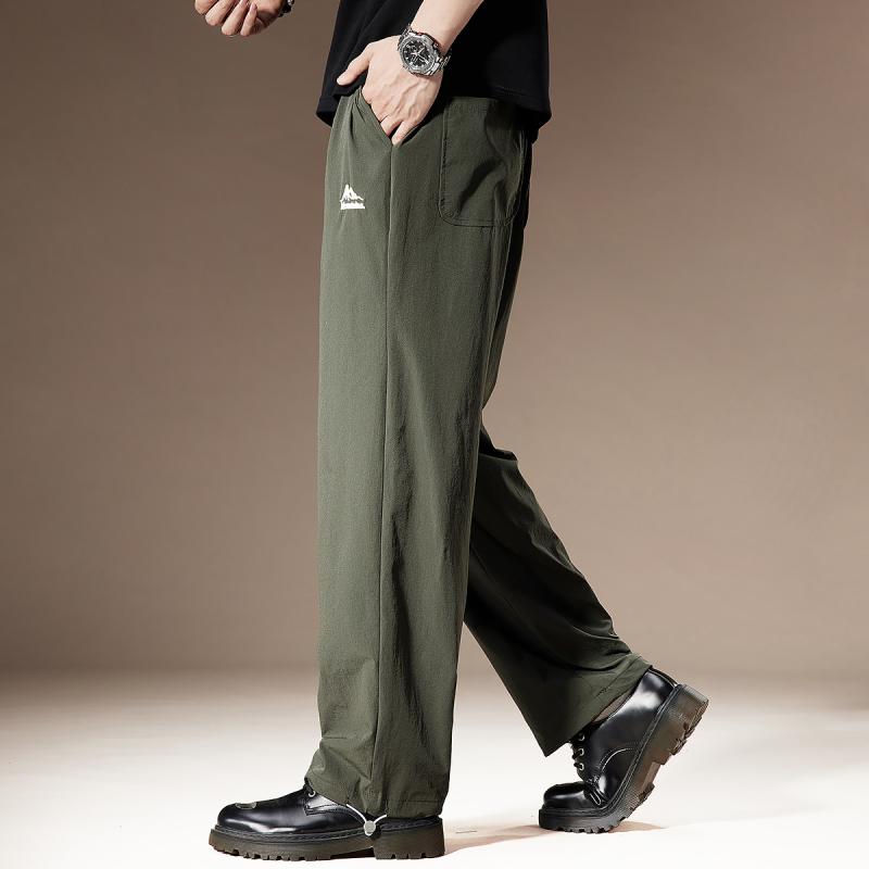 メンズ ファッション 服 オシャレ シンプル 大人 かっこいい 大きいサイズ ストリート 紳士服 アメリカン 薄手 速乾 ストレート カジュアル パンツ 夏 ゆったり スポーツ 冷感