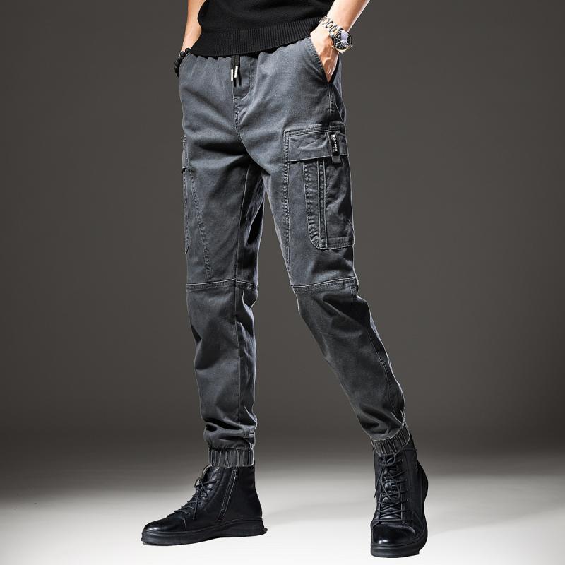 メンズ ファッション 服 オシャレ シンプル 大人 かっこいい 大きいサイズ ストリート 紳士服 ハイエンド ヘビー アメリカン レトロ ワークウェア パンツ 春秋 ストレート アウトドア カジュアル