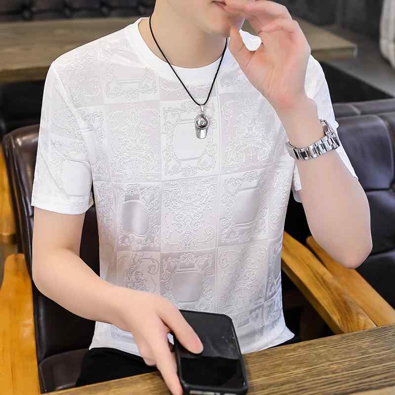 Shirts, T-Shirts - メンズ ファッション 服 オシャレ シンプル 大人 かっこいい 大きいサイズ ストリート 紳士服 半袖 T シャツ 冷感 厚手 夏 薄手 服