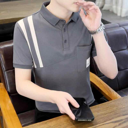メンズ ファッション 服 オシャレ シンプル 大人 かっこいい 大きいサイズ ストリート 紳士服 半袖 T シャツ 襟 ポロ シャツ サマー トップス 服 メンズ ファッション 服 オシャレ シンプル 大人 かっこいい 大きいサイズ ストリート 紳士服 半袖 T シャツ 襟 ポロ シャツ サマー トップス 服