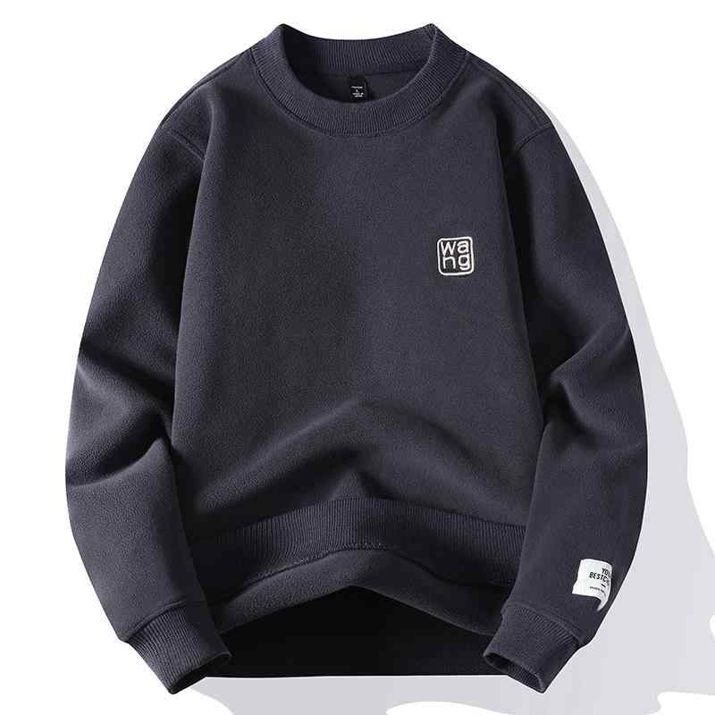 メンズ ファッション 服 オシャレ シンプル 大人 かっこいい 大きいサイズ ストリート 紳士服 秋冬 スウェット シャツ 厚手 レイヤリング シャツ フリース 暖かい インナー レイヤー