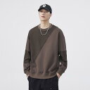 メンズ ファッション 服 オシャレ シンプル 大人 かっこいい 大きいサイズ ストリート 紳士服 秋 ヘビー 300 グラム スプリット スウェット シャツ プ...