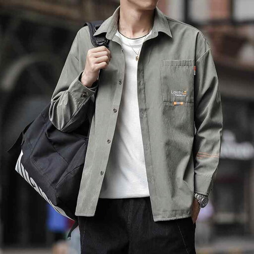 メンズ ファッション 服 オシャレ シンプル 大人 かっこいい 大きいサイズ ストリート 紳士服 ワークジャケット シャツ 襟 秋 レトロ 無地 ジャケット メンズ ファッション 服 オシャレ シンプル 大人 かっこいい 大きいサイズ ストリート 紳士服 ワークジャケット シャツ 襟 秋 レトロ 無地 ジャケット