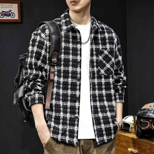 メンズ ファッション 服 オシャレ シンプル 大人 かっこいい 大きいサイズ ストリート 紳士服 シェニール チェック柄 シャツ ジャケット 秋 カジュアル 服 トップス 春秋 メンズ ファッション 服 オシャレ シンプル 大人 かっこいい 大きいサイズ ストリート 紳士服 シェニール チェック柄 シャツ ジャケット 秋 カジュアル 服 トップス 春秋