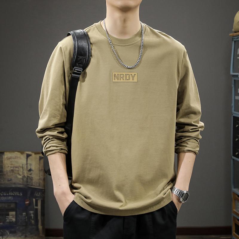 メンズ ファッション 服 オシャレ シンプル 大人 かっこいい 大きいサイズ ストリート 紳士服 春　秋 ヘビー 綿 長袖 T シャツ アメカ..