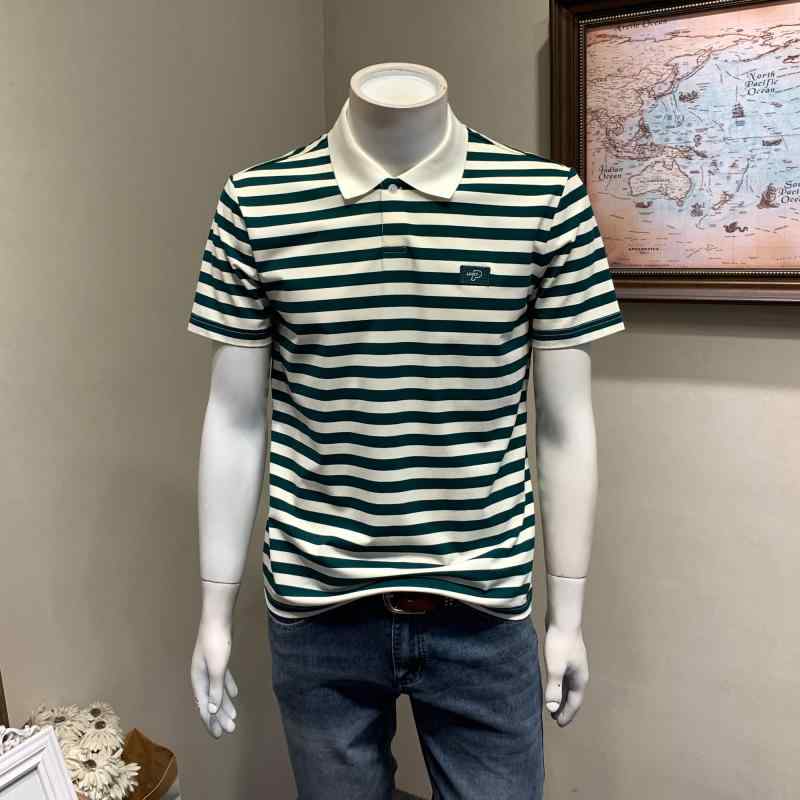 メンズ ファッション 服 オシャレ シンプル 大人 かっこいい 大きいサイズ ストリート 紳士服 夏 ストライプ ポロ シャツ アメカジ 半袖 ボトムス T シャツ トップス