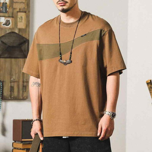 メンズ ファッション 服 オシャレ シンプル 大人 かっこいい 大きいサイズ ストリート 紳士服 アメリカン レトロ 半袖 T シャツ ヘビー 夏 綿 メンズ ファッション 服 オシャレ シンプル 大人 かっこいい 大きいサイズ ストリート 紳士服 アメリカン レトロ 半袖 T シャツ ヘビー 夏 綿