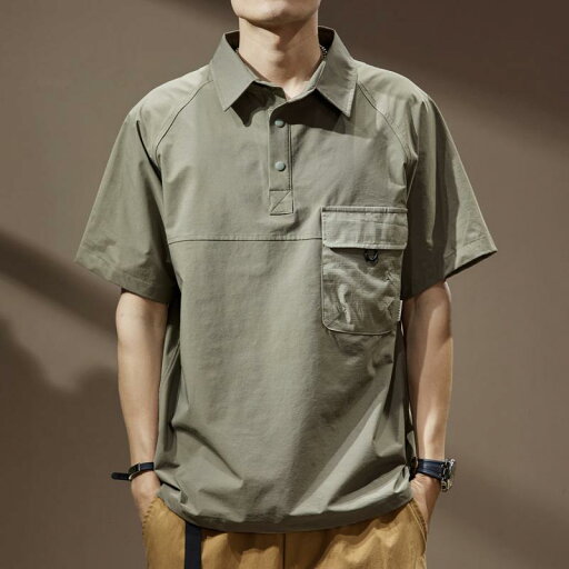 メンズ ファッション 服 オシャレ シンプル 大人 かっこいい 大きいサイズ ストリート 紳士服 ハイエンド アメリカン コントラスト ポケット ワークウェア 半袖 ポロ シャツ 夏 レトロ T シャツ メンズ ファッション 服 オシャレ シンプル 大人 かっこいい 大きいサイズ ストリート 紳士服 ハイエンド アメリカン コントラスト ポケット ワークウェア 半袖 ポロ シャツ 夏 レトロ T シャツ