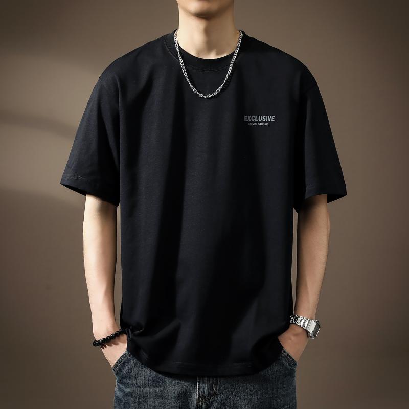 Other - メンズ ファッション 服 オシャレ シンプル 大人 かっこいい 大きいサイズ ストリート 紳士服 綿 通気性 ヘビー 半袖 T シャツ シンプル プリント 夏
