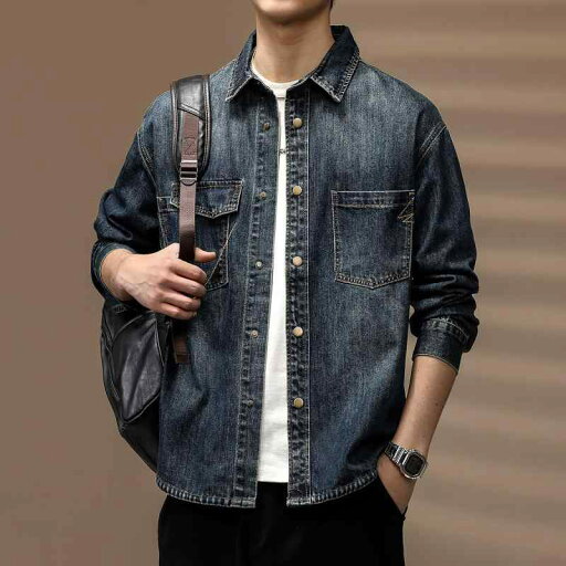 メンズ ファッション 服 オシャレ シンプル 大人 かっこいい 大きいサイズ ストリート 紳士服 シンプル ポケット 長袖 デニム シャツ 春秋 ワーク シャツ カジュアル ジャケット メンズ ファッション 服 オシャレ シンプル 大人 かっこいい 大きいサイズ ストリート 紳士服 シンプル ポケット 長袖 デニム シャツ 春秋 ワーク シャツ カジュアル ジャケット