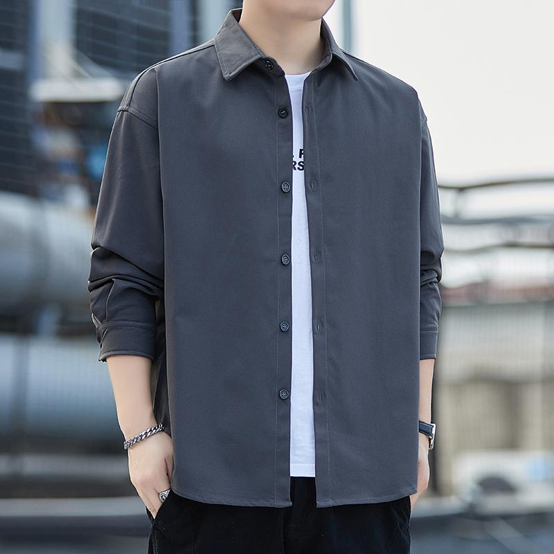 Rakuten - メンズ ファッション 服 オシャレ シンプル 大人 かっこいい 大きいサイズ ストリート 紳士服 長袖 シャツ 秋 カジュアル ノーアイロン ゆったり 快適 ジャケット