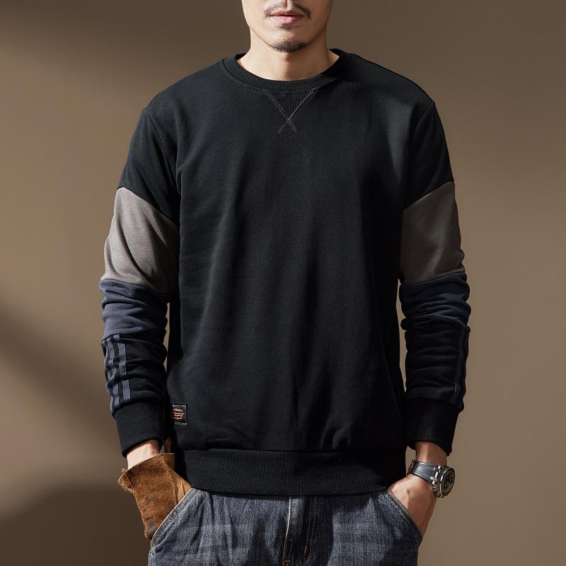 メンズ ファッション 服 オシャレ シンプル 大人 かっこいい 大きいサイズ ストリート 紳士服 ハイエンド スウェット シャツ 春秋 ラウ..