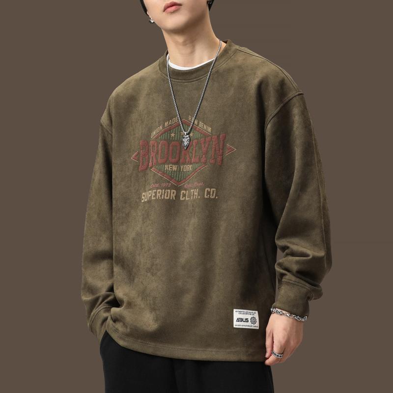 メンズ ファッション 服 オシャレ シンプル 大人 かっこいい 大きいサイズ ストリート 紳士服 アメリカン ヘビー レトロ スエード スウ..