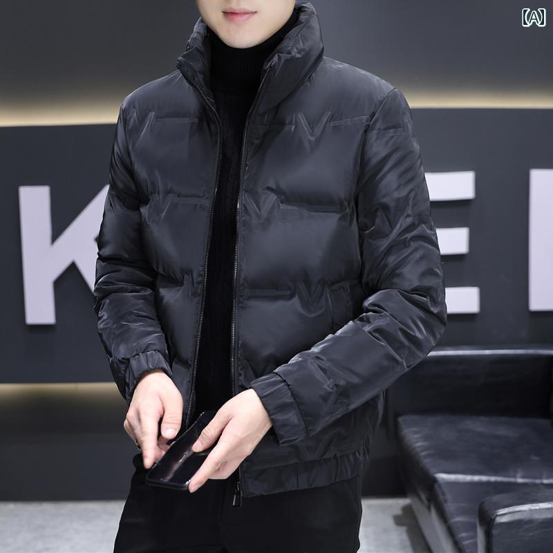 メンズ 服 シンプル ファッション オシャレ 大人 かっこいい 大きいサイズ ストリート 紳士服 ダウン ジャケット 冬 冬服 軽 暖かい