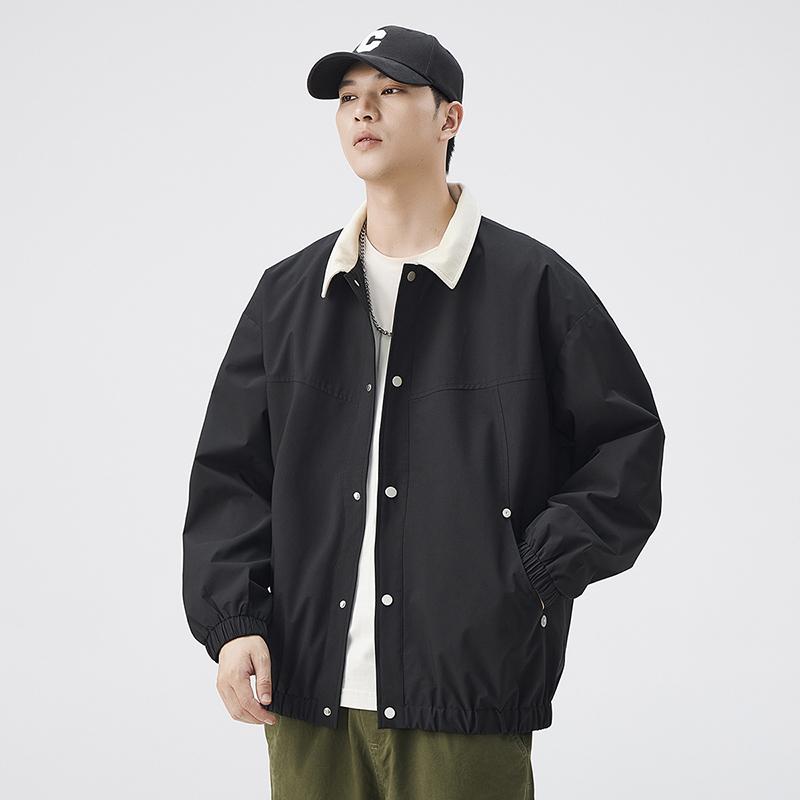 メンズ 服 シンプル ファッション オシャレ 大人 かっこいい 大きいサイズ ストリート 紳士服 秋 ジャケット ファッション トップス フライト スーツ カジュアル 防風