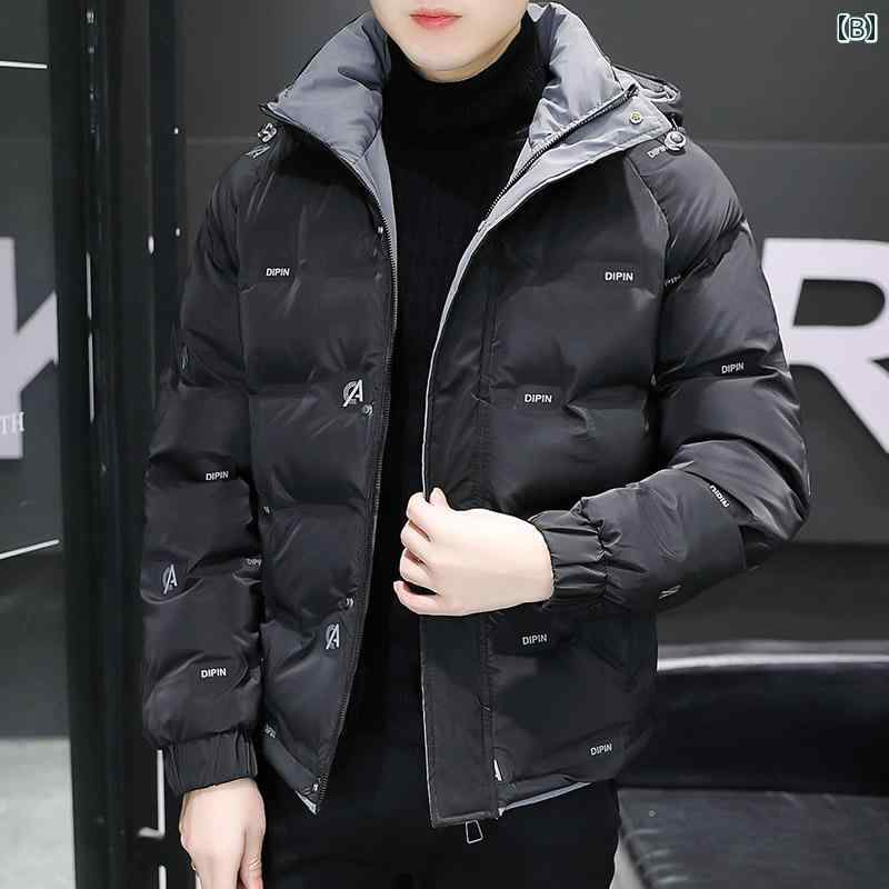 メンズ 服 シンプル ファッション オシャレ 大人 かっこいい 大きいサイズ ストリート 紳士服 綿 ジャケット 冬 フード ダウン パッド 暖かい