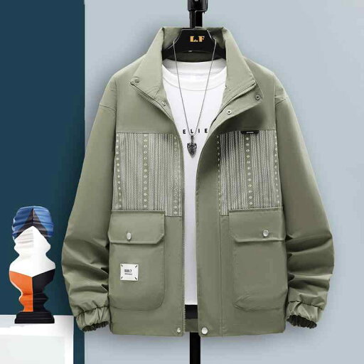 メンズ 服 シンプル ファッション オシャレ 大人 かっこいい 大きいサイズ ストリート 紳士服 スタンドカラー ワークジャケット 春秋 カジュアル ファッション 快適 トップス メンズ 服 シンプル ファッション オシャレ 大人 かっこいい 大きいサイズ ストリート 紳士服 スタンドカラー ワークジャケット 春秋 カジュアル ファッション 快適 トップス