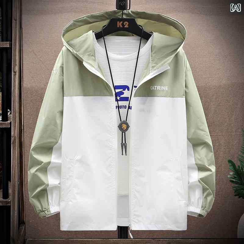 メンズ 服 シンプル ファッション オシャレ 大人 かっこいい 大きいサイズ ストリート 紳士服 薄型 冷感 日焼け防止 服 夏 ジャケット 通気性 釣り