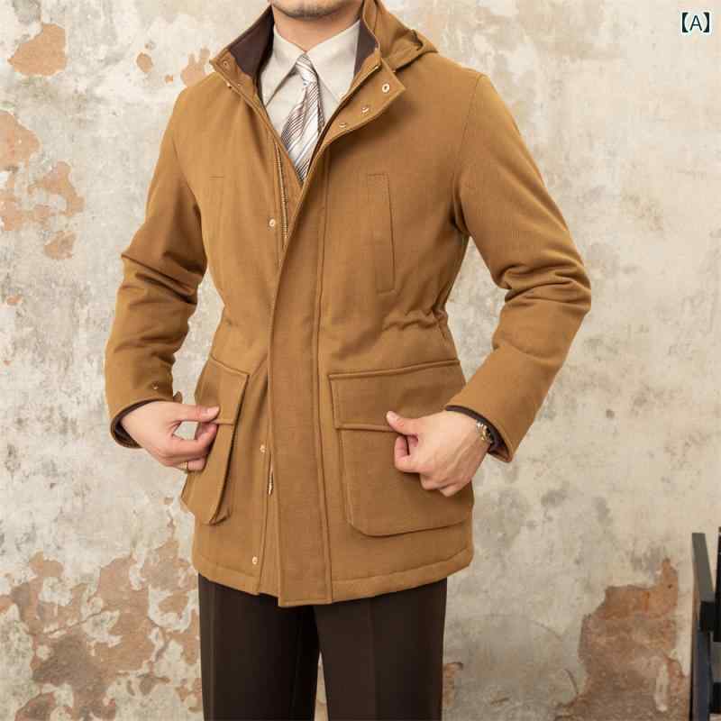 メンズ 服 シンプル ファッション オシャレ 大人 かっこいい 大きいサイズ ストリート 紳士服 秋冬 キルティングコート チャールズ スリム フード カジュアル スタンドカラー厚手 暖かい ジャケット