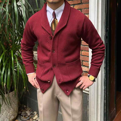 メンズ 服 シンプル ファッション オシャレ 大人 かっこいい 大きいサイズ ストリート 紳士服 秋冬 暖かい ニット ジャケット カーキ スリム カジュアル カーディガン メンズ 服 シンプル ファッション オシャレ 大人 かっこいい 大きいサイズ ストリート 紳士服 秋冬 暖かい ニット ジャケット カーキ スリム カジュアル カーディガン