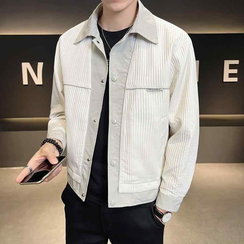 メンズ 服 シンプル ファッション オシャレ 大人 かっこいい 大きいサイズ ストリート 紳士服 春秋 ジャケット フェイク ツーピース コート 快適 トップス