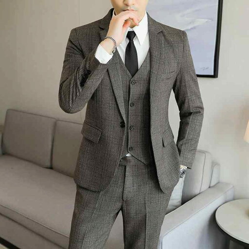 メンズ 服 シンプル ファッション オシャレ 大人 かっこいい 大きいサイズ ストリート 紳士服 チェック柄 スーツ 春秋 ビジネス カジュアル スーツ フォーマル メンズ 服 シンプル ファッション オシャレ 大人 かっこいい 大きいサイズ ストリート 紳士服 チェック柄 スーツ 春秋 ビジネス カジュアル スーツ フォーマル
