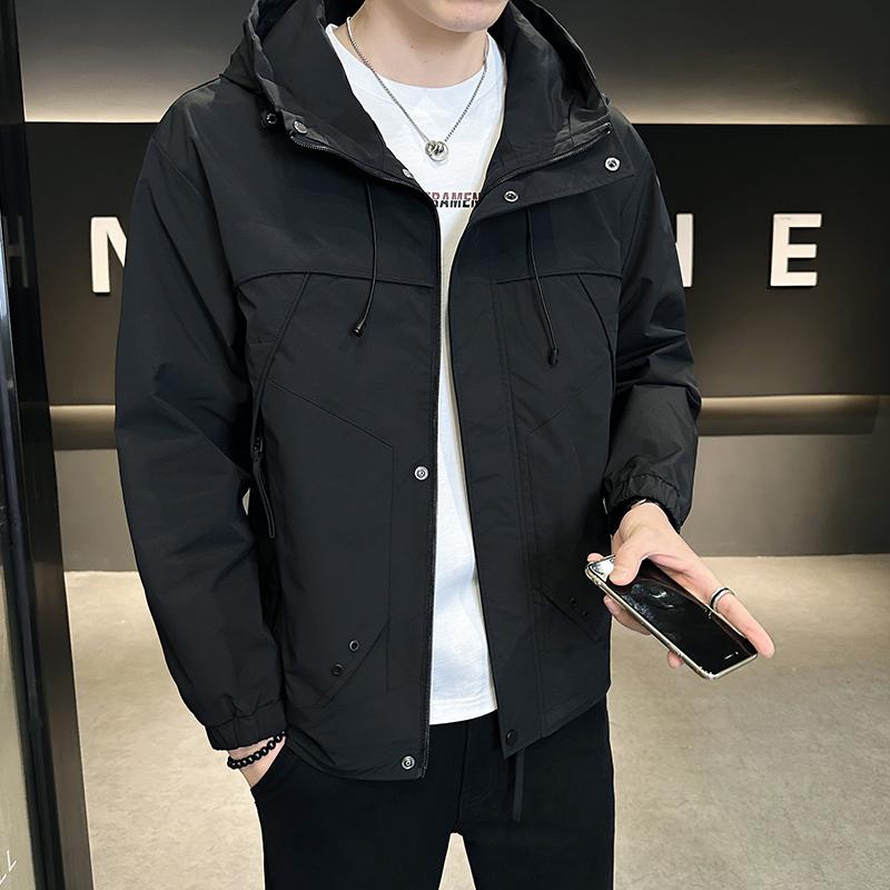 Other - メンズ 服 シンプル ファッション オシャレ 大人 かっこいい 大きいサイズ ストリート 紳士服 フード ジャケット ワークジャケット 防風 トップス