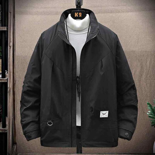 メンズ 服 シンプル ファッション オシャレ 大人 かっこいい 大きいサイズ ストリート 紳士服 春秋 スタンドカラー ジャケット カジュアル ファッション 快適 メンズ 服 シンプル ファッション オシャレ 大人 かっこいい 大きいサイズ ストリート 紳士服 春秋 スタンドカラー ジャケット カジュアル ファッション 快適