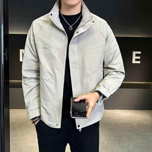 メンズ 服 シンプル ファッション オシャレ 大人 かっこいい 大きいサイズ ストリート 紳士服 秋 スタンドカラー ジャケット カジュアル トップス メンズ 服 シンプル ファッション オシャレ 大人 かっこいい 大きいサイズ ストリート 紳士服 秋 スタンドカラー ジャケット カジュアル トップス