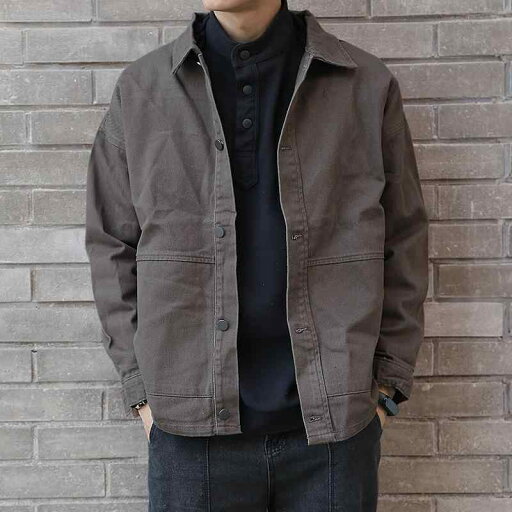 メンズ 服 シンプル ファッション オシャレ 大人 かっこいい 大きいサイズ ストリート 紳士服 ワーク ジャケット カジュアル レトロ メンズ 服 シンプル ファッション オシャレ 大人 かっこいい 大きいサイズ ストリート 紳士服 ワーク ジャケット カジュアル レトロ