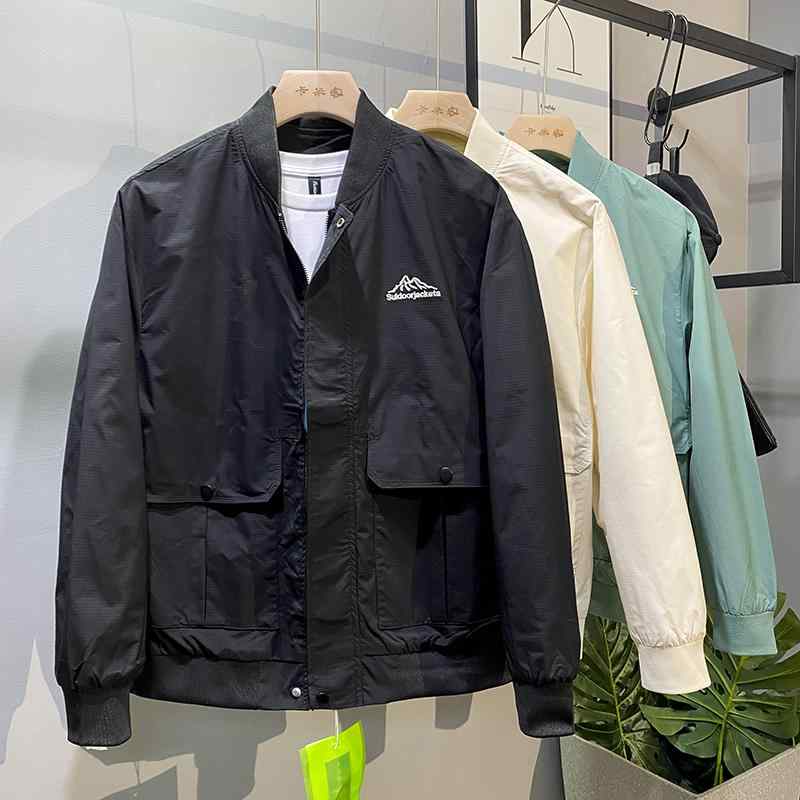 メンズ 服 シンプル ファッション オシャレ 大人 かっこいい 大きいサイズ ストリート 紳士服 秋 フライト ジャケット カジュアル 野球 トップス