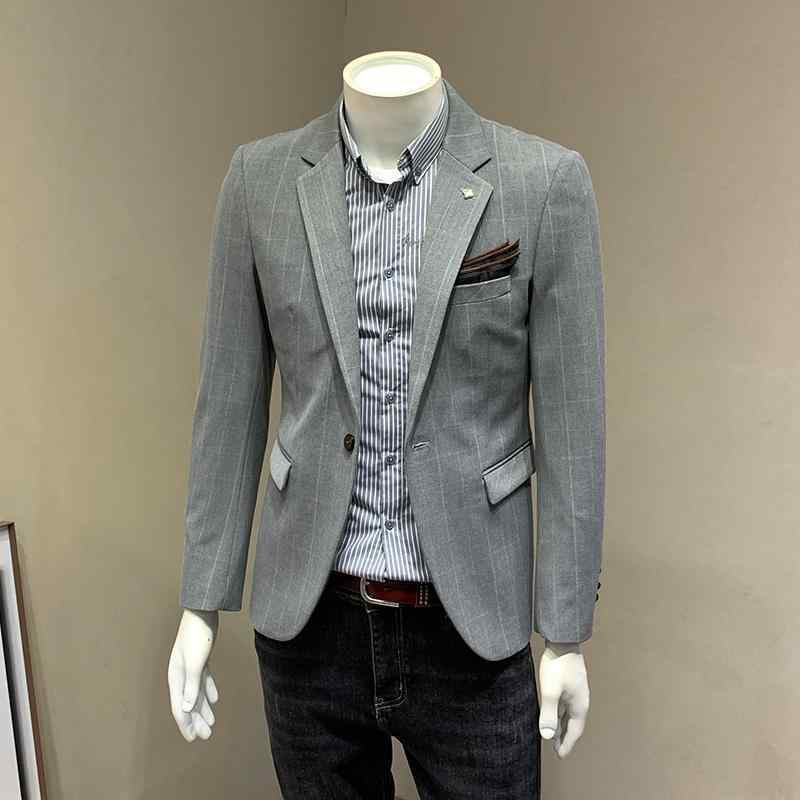メンズ 服 シンプル ファッション オシャレ 大人 かっこいい 大きいサイズ ストリート 紳士服 秋冬 スリム スーツ ビジネス カジュアル スーツ ジャケット(4)