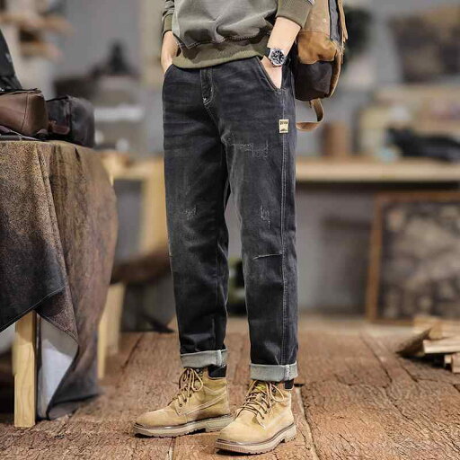 メンズ 服 シンプル ファッション オシャレ 大人 かっこいい 大きいサイズ ストリート 紳士服 アメリカンヘビー ウォッシュ スクラッチ ジーンズ 秋 ストレート カジュアル ズボン メンズ 服 シンプル ファッション オシャレ 大人 かっこいい 大きいサイズ ストリート 紳士服 アメリカンヘビー ウォッシュ スクラッチ ジーンズ 秋 ストレート カジュアル ズボン