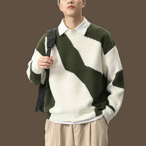 メンズ 服 シンプル ファッション オシャレ 大人 かっこいい 大きいサイズ ストリート 紳士服 ハイエンド 緑 白 0グラム 厚手 セーター 春 アメリカン カジュアル ジャケット メンズ 服 シンプル ファッション オシャレ 大人 かっこいい 大きいサイズ ストリート 紳士服 ハイエンド 緑 白 0グラム 厚手 セーター 春 アメリカン カジュアル ジャケット