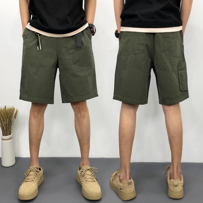 Nylon Shorts - メンズ 服 シンプル ファッション オシャレ 大人 かっこいい 大きいサイズ ストリート 紳士服 夏 パンツ ゆったり ワイド レッグ カジュアル アメカジ 五分丈 ストレート