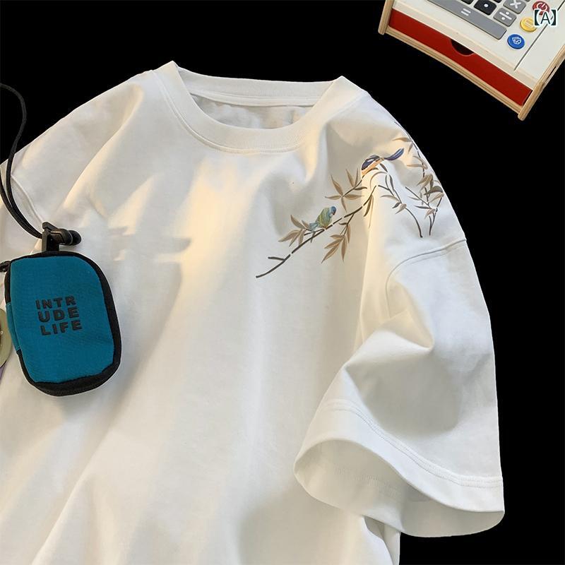 メンズ 服 シンプル ファッション オシャレ 大人 かっこいい 大きいサイズ ストリート 紳士服 ヘビー 半袖 T シャツ 夏