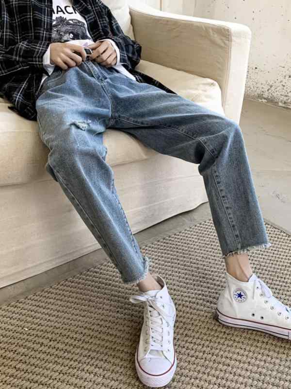 メンズ 服 シンプル ファッション オシャレ 大人 かっこいい 大きいサイズ ストリート 紳士服 リップド..