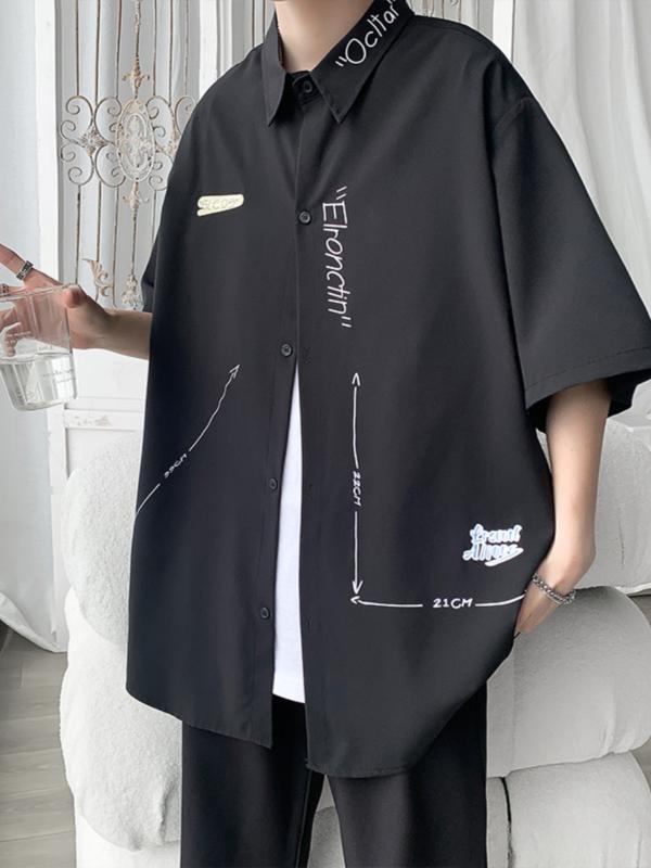 メンズ 服 シンプル ファッション オシャレ 大人 かっこいい 大きいサイズ ストリート 紳士服 冷感 半袖 シャツ 夏服 カジュアル