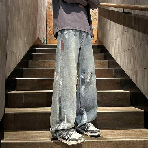 メンズ 服 シンプル ファッション オシャレ 大人 かっこいい 大きいサイズ ストリート 紳士服 スプラッシュ クリップ ジーンズ 秋 アメリカン ウォッシュ ストレート パンツ ストリート ワイド レッグ メンズ 服 シンプル ファッション オシャレ 大人 かっこいい 大きいサイズ ストリート 紳士服 スプラッシュ クリップ ジーンズ 秋 アメリカン ウォッシュ ストレート パンツ ストリート ワイド レッグ