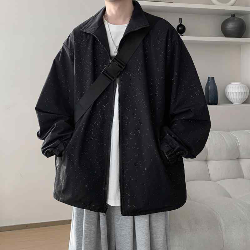 Rakuten - メンズ 服 シンプル ファッション オシャレ 大人 かっこいい 大きいサイズ ストリート 紳士服 リバーシブル カスミソウ ジャケット 秋 アメリカン トップス カジュアル