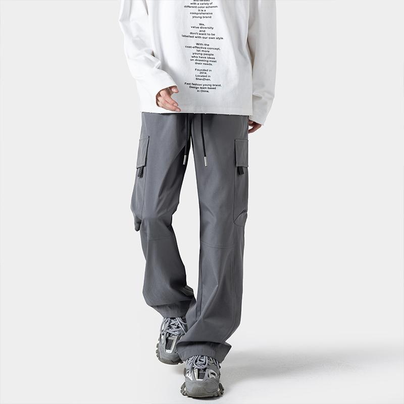 Rakuten - メンズ 服 シンプル ファッション オシャレ 大人 かっこいい 大きいサイズ ストリート 紳士服 秋 アメリカン ワークウェア アサルト パンツ 機能的 ストレート ビッグ ポケット カジュアル ズボン