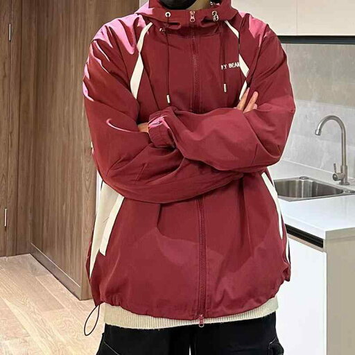 メンズ 服 シンプル ファッション オシャレ 大人 かっこいい 大きいサイズ ストリート 紳士服 バーガンディ 朱雀 ジャケット アメリカン アウトドア 登山 メンズ 服 シンプル ファッション オシャレ 大人 かっこいい 大きいサイズ ストリート 紳士服 バーガンディ 朱雀 ジャケット アメリカン アウトドア 登山