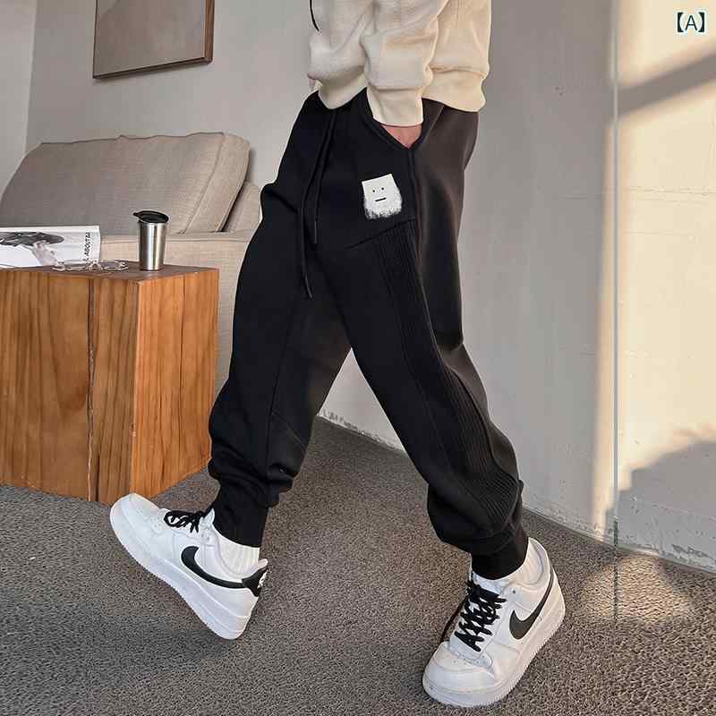 メンズ 服 シンプル ファッション オシャレ 大人 かっこいい 大きいサイズ ストリート 紳士服 ズボン パンツ カジュアル スポーツ