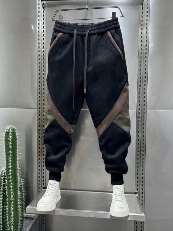 メンズ 服 シンプル ファッション オシャレ 大人 かっこいい 大きいサイズ ストリート 紳士服 カジュアル スウェットパンツ ワークウェア カラーマッチング ハイエンド スポーツ パンツ
