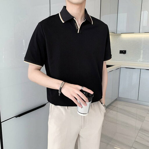メンズ 服 シンプル ファッション オシャレ 大人 かっこいい 大きいサイズ ストリート 紳士服 ハイエンド 半袖 T シャツ 夏 ポロシャツ トップス メンズ 服 シンプル ファッション オシャレ 大人 かっこいい 大きいサイズ ストリート 紳士服 ハイエンド 半袖 T シャツ 夏 ポロシャツ トップス