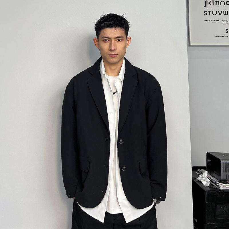 メンズ 服 シンプル ファッション オシャレ 大人 かっこいい 大きいサイズ ストリート 紳士服 カジュアル スーツ 春　秋 ライト フォーマル ハイエンド ジャケット