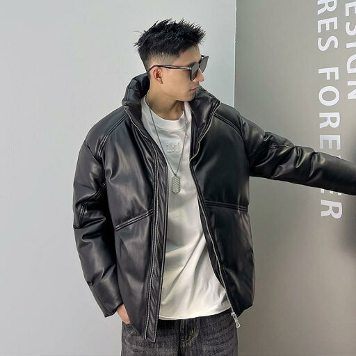 メンズ 服 シンプル ファッション オシャレ 大人 かっこいい 大きいサイズ ストリート 紳士服 PU エコ レザーダウンジャケット 冬 暖かい スタンドカラー アメリカン カジュアル ジャケット レザージャケット メンズ 服 シンプル ファッション オシャレ 大人 かっこいい 大きいサイズ ストリート 紳士服 PU エコ レザーダウンジャケット 冬 暖かい スタンドカラー アメリカン カジュアル ジャケット レザージャケット